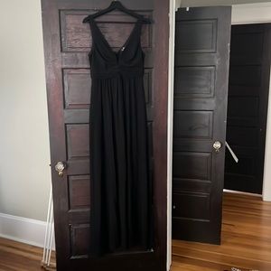 Black floor length dress - Lulus